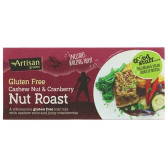 Artisan Grains Nut Roast - Cashew &amp; Cranberry 200g