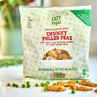 Lazy vegan Chunky Pullend Peaz. med. herbs 280 * FROZEN PRODUCT*