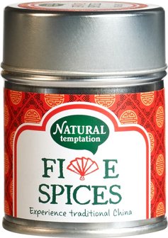 Natural Temptation Five spices kruidenmix 50g