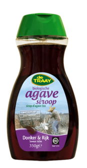 De Traay agave syrup Dark & Rich 350g 