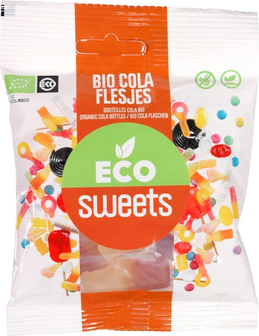 Eco Sweets Cola flesjes 75g