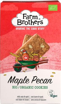 Farm Brothers Maple Pecan cookies 150g *THT 24.08.2023*