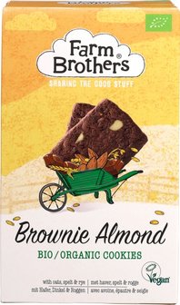 Farm Brothers Brownie amandel koekjes 150g