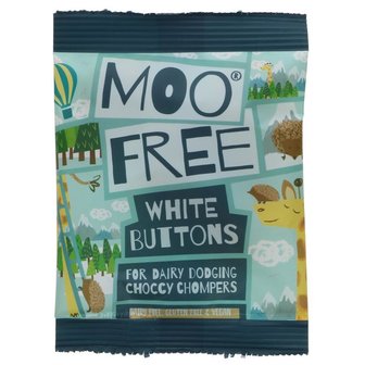 Moo Free Buttons White 25g