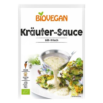 Biovegan Bio Krauter sauce 23g *THT 31.05.2022*