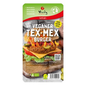 Wheaty Veganer Bio Tex Mex Burger 200g
