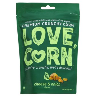 Love Corn Crunchy Corn - Cheese &amp; Onion 115g