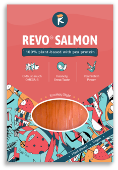 REVO™ PLANT-BASED SMOKEY SALMON SLICES 80g *THT 24.07.2022*