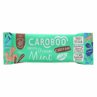 Caroboo Smooth & Creamy Mint Bars 35g 