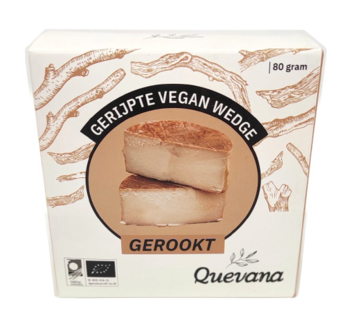 Quevana Aged &amp; Smoked Cashew Nuts Cheese (Organic) 80g