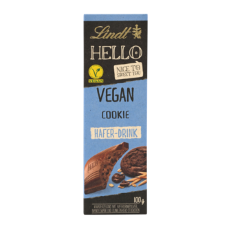 LINDT hello vegan cookie bar 100g