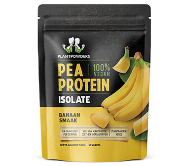 Plantpowders Pea Protein Isolate Banaan 300g