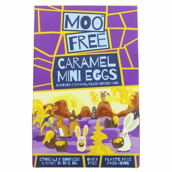 Moo Free Caramel Mini Eggs 88g