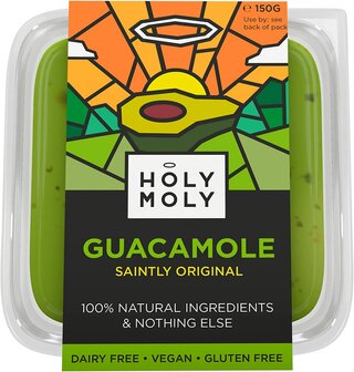 Holy Moly Guacamole Original 150g (tht + 10dgn)