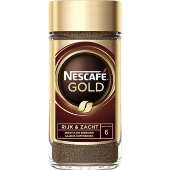 Nescaf&eacute; Gold rijk &amp; zacht oploskoffie 200g