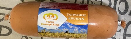 The Vegan Sausage King Vegan Snijworst Kruiden 250g