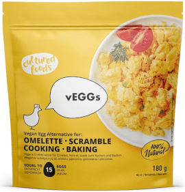 Cultured Foods vEGGs Omelette - Scramble - Cooking 180g