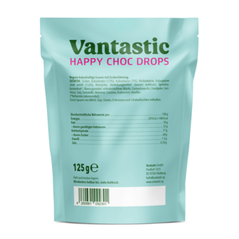 Vantastic Happy choc drops 125g