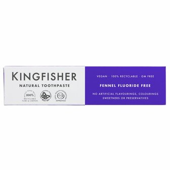 Kingfisher Toothpaste Fennel FluorideFree 100 ml