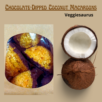 Veggiesaurus coconut macaroons ca. 275g 6 pcs