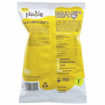 Nudie Snacks Cheese &amp; Caramelised Onion 20g