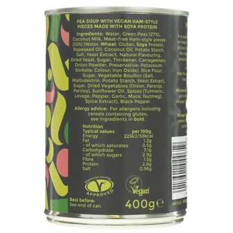 Suma Pea &amp; Vegan Ham Soup 400g