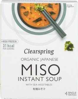 Clearspring Instant miso soup zeegroente 40g