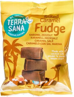 TerraSana Fudge karamel zeezout 150g