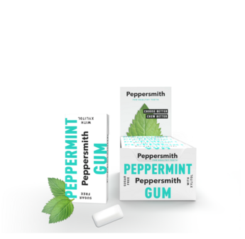 Peppersmith Fine English Peppermint Gum 15g