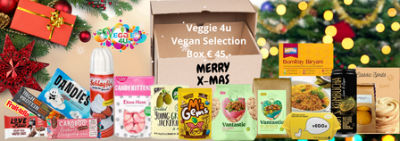 Veggie 4u Vegan Selection Box &euro; 45,- (15 producten)  