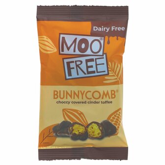 Moo Free Choccy Rocks Bunnycomb Bar 35g