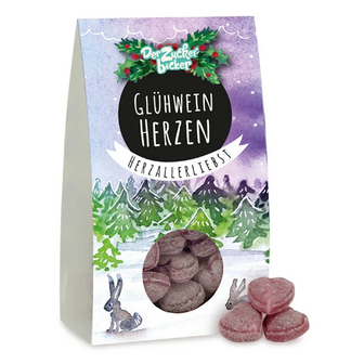 Der Zuckerb&auml;cker Gl&uuml;hwein Herzen 80g