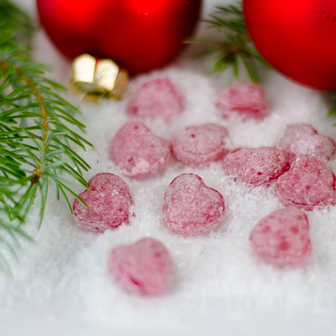 Der Zuckerb&auml;cker Gl&uuml;hwein Herzen 80g