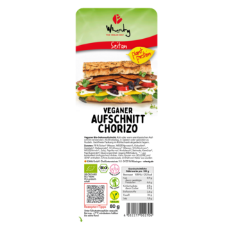 Wheaty Veganer Aufschnitt Chorizo BIO 80g