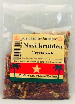 Maussi kruiden Fried rice herbs vegetarian 100g