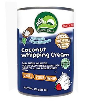 Nature&rsquo;s Charm coconut whipping cream 400g