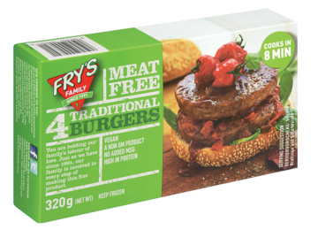 Frys Traditional Burgers 320g *DIEPVRIESPRODUCT*