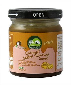 Nature's Charm Coconut Cocos salted caramel sauce 200g