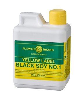 Flo&shy;wer&shy;brand Yellow Label Black soy no.1 500ml