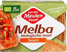 Van Der Meulen Melba toast Organic 100g