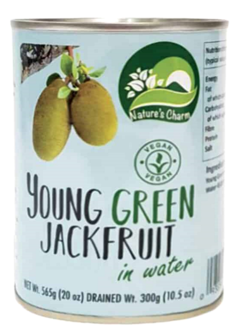 Nature's Charm young groen jackfruit in water 565g