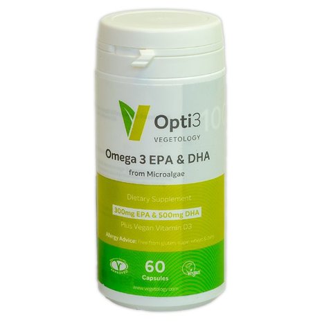 Vegetology Opti3 - Omega 3 EPA & DHA 60 capsules