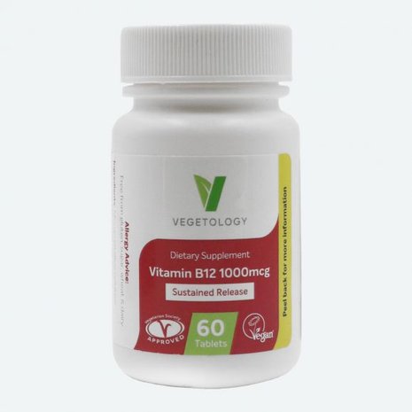 Vegetology Vitamin B12 Sustained Release 60 tablets