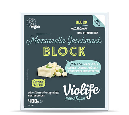 Violife BLOCK with mozzarella flavour 400g