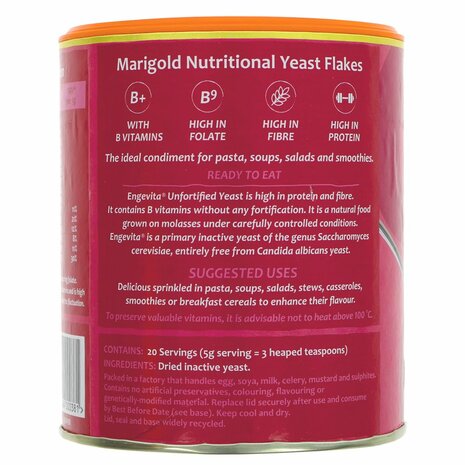 Marigold Engevita Yeast Flakes Protein & Fibre 100g
