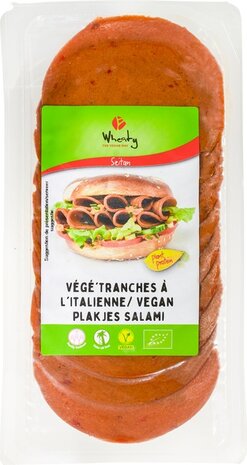 Wheaty Veganslices salami 100g 