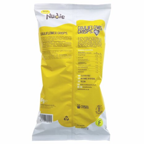 Nudie Snacks Cheese & Caramelised Onion 80g