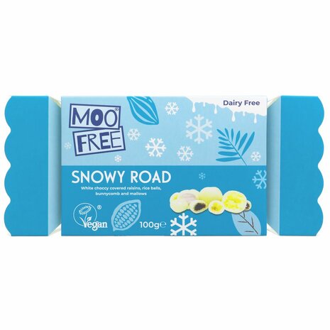 Moo Free White Chocolate Snowballs 35g