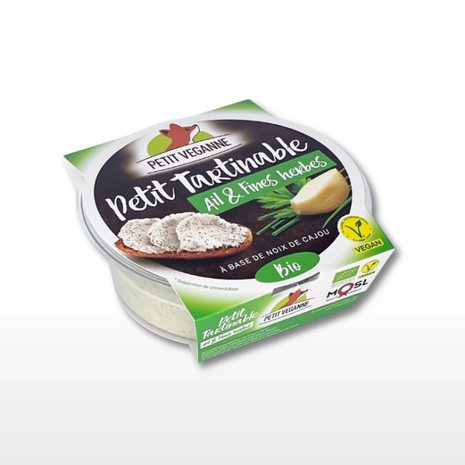 Petit Veganne Tartinable Ail & Fines Herbs Bio 100g*THT 30.11.2024*