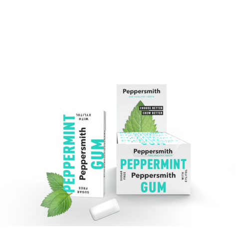 Peppersmith Fine English Peppermint Gum 15g